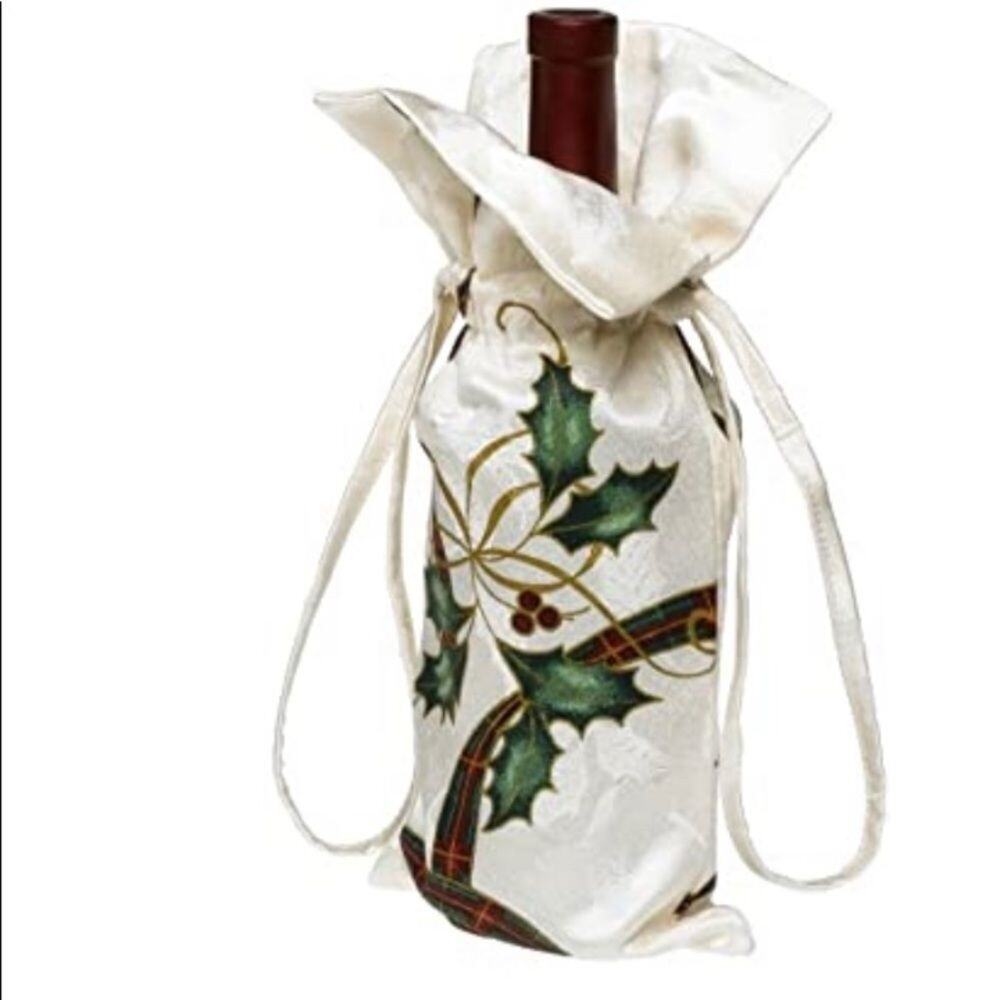 NWT LENOX HOLIDAY NOUVEAU WINE BAG